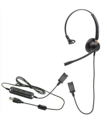 Tellur Voice 510N Monoaural USB Black