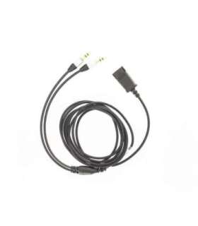 Tellur QD to 2 x Jack 3.5mm Adapter Cable 2.2m Black