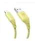 Tellur Silicone USB to Lightning Cable 3A 1m Yellow