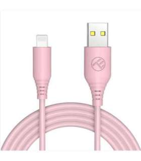 Tellur Silicone USB to Lightning Cable 3A 1m Pink