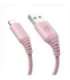 Tellur Silicone USB to Lightning Cable 3A 1m Pink