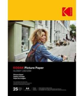 Kodak Picture Paper 230g 11.8 mil Glossy A4x25 (9891266)