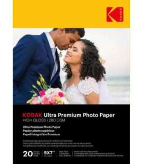 Kodak Ultra Prem Photo 280g 10.4 mil Glossy 5/7x20
