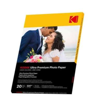 Kodak Ultra Prem Photo 280g 10.4 mil Glossy 5/7x20