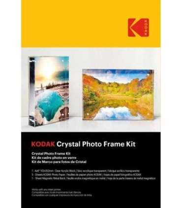 Kodak Crystal Photo Frame Kit 5 Sheets