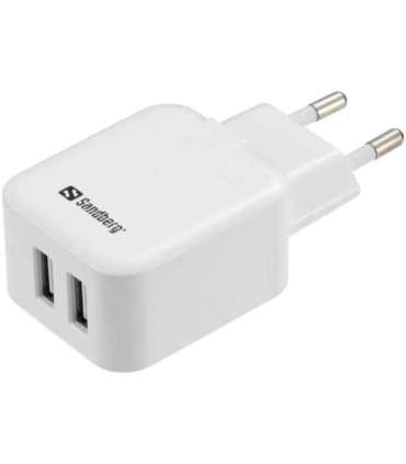 Sandberg 440-57 AC Charger Dual USB 2.4+1A EU