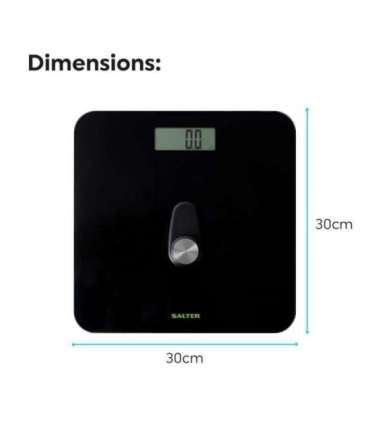 Salter 9224 BK3RFEU16 Eco Power Digital Bathroom Scale Black