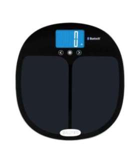 Salter 9192 BK3R Curve Bluetooth Smart Analyser Bathroom Scale black