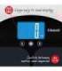 Salter 9192 BK3R Curve Bluetooth Smart Analyser Bathroom Scale black