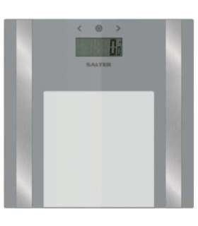 Salter 9158 SV3R Ultra Slim Glass Analyser Scale silver