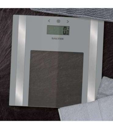 Salter 9158 SV3R Ultra Slim Glass Analyser Scale silver