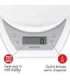 Salter 1024 WHDR14 Digital Kitchen Scales with Dual Pour Mixing Bowl White