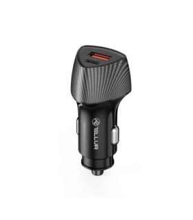 Tellur FCC10 car charger 38W, 6A (PD20W + QC3.0) black