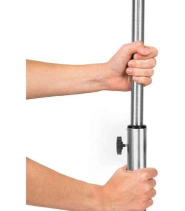 Beldray EH3263VDE chrome pedestal fan