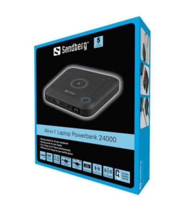 Sandberg 420-57 All-in1 Laptop Powerbank 24000mAh