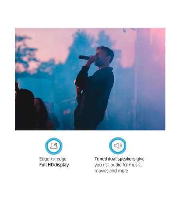 HP 15-ef2126 15.6/RYZEN 5 5500U/8GB/256GB SSD//WIN10 Home/blue (4J771UAABA)