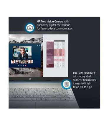 HP 15-ef2126 15.6/RYZEN 5 5500U/8GB/256GB SSD//WIN10 Home/blue (4J771UAABA)