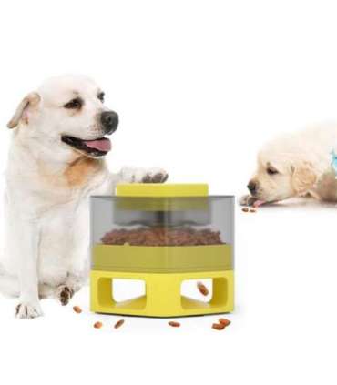 Doggy Village MT7130Y Pet Auto-Buffet yellow