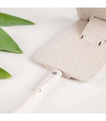 Tellur Green Qi wireless fast desk charger, 15W, Cream