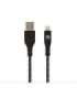 Tellur Green Data cable USB to Lightning 2.4A 1m nylon black