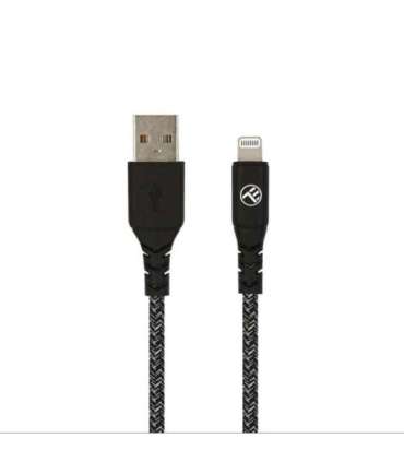 Tellur Green Data cable USB to Lightning 2.4A 1m nylon black