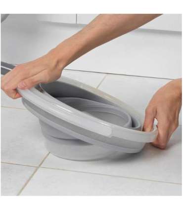 Beldray LA084354GRYBEU7 Glisten Glitter Collapsible bucket 10L