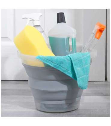 Beldray LA084354GRYBEU7 Glisten Glitter Collapsible bucket 10L