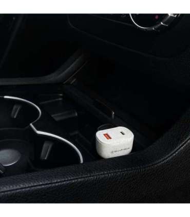 Tellur Green car charger, 36W, 6A (PD18W + QC3.0) cream