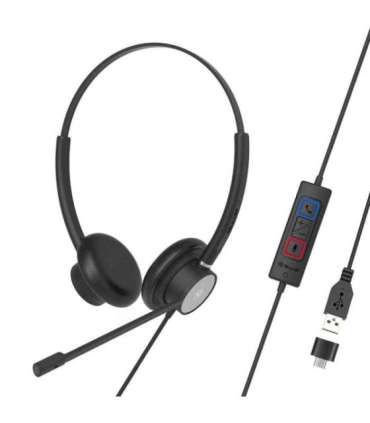 Tellur Voice 320 Wired Headset Binaural Black
