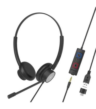 Tellur Voice 420 Wired Headset Binaural Black