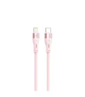 Tellur Silicone Type-C to Lightning Cable PD30W 1m Pink