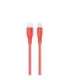 Tellur Silicone Type-C to Lightning Cable PD30W 1m Red