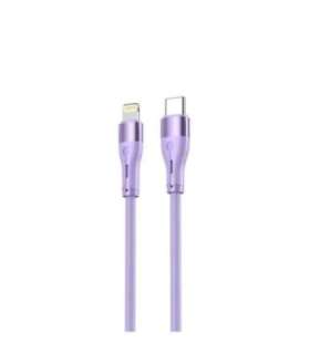 Tellur Silicone Type-C to Lightning Cable PD30W 1m Purple