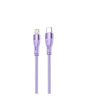 Tellur Silicone Type-C to Lightning Cable PD30W 1m Purple