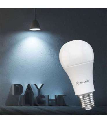 Tellur Smart WiFi Bulb E27, 9W, White/Warm, Dimmer