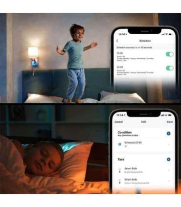 Tellur Smart WiFi Bulb E27, 9W, White/Warm/RGB, Dimmer