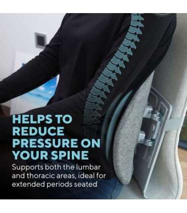 Homedics ER-BS200H Back Support Cushion with Cover + Heat