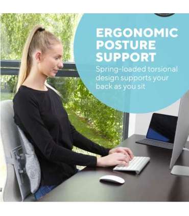 Homedics ER-BS200H Back Support Cushion with Cover + Heat