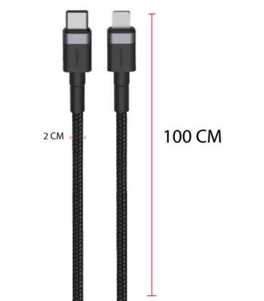 Orsen S51 Type C to Lightning 3A 1m black