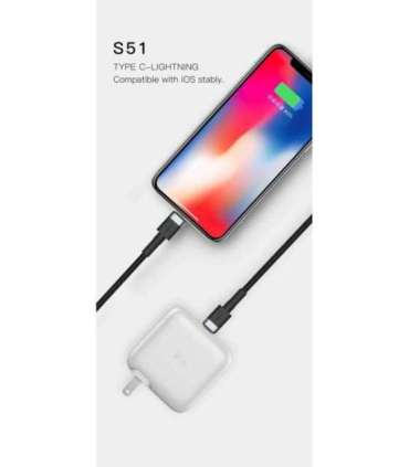 Orsen S51 Type C to Lightning 3A 1m blue