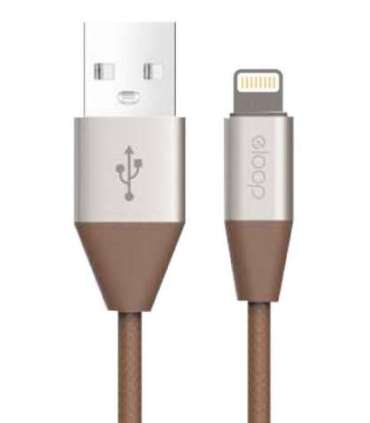 Orsen S31 Lightning Cable 2.1A 1.2m brown