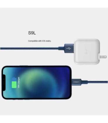 Orsen S9L USB A and Lightning 2.1A 1m black