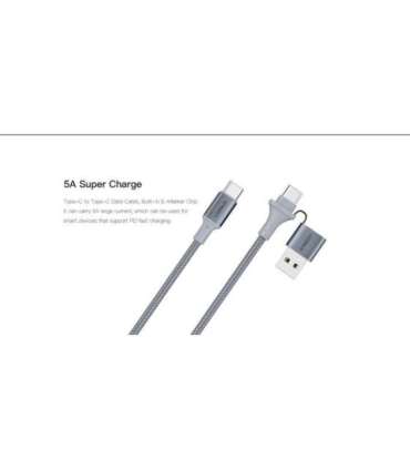 Orsen S8 2-IN-1 USB and Type-C 5A 1.5m black