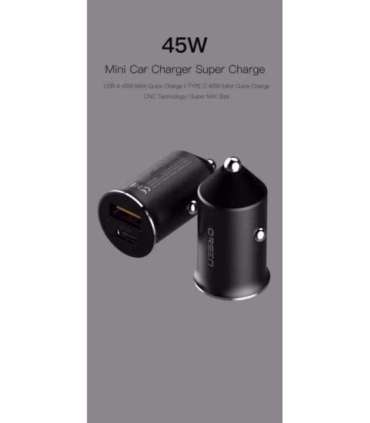 Orsen C8 45W Mini Car Charger black