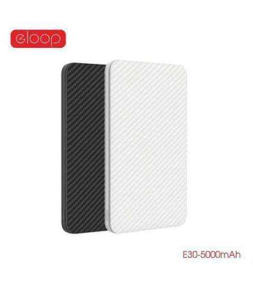 Eloop E30 Mobile Power Bank 5000mAh black