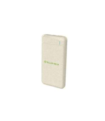 Tellur PD103 Green Power Bank 10000mAh, 2xQC3.0 + PD 18W cream