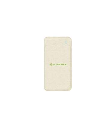 Tellur PD103 Green Power Bank 10000mAh, 2xQC3.0 + PD 18W cream