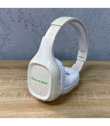 Tellur Green Bluetooth Over-Ear Headphones Pulse Foldable Cream
