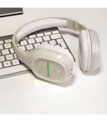Tellur Green Bluetooth Over-Ear Headphones Pulse Foldable Cream