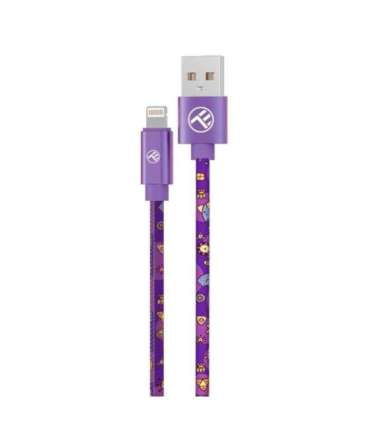 Tellur Graffiti USB to Lightning Cable 3A 1m Purple